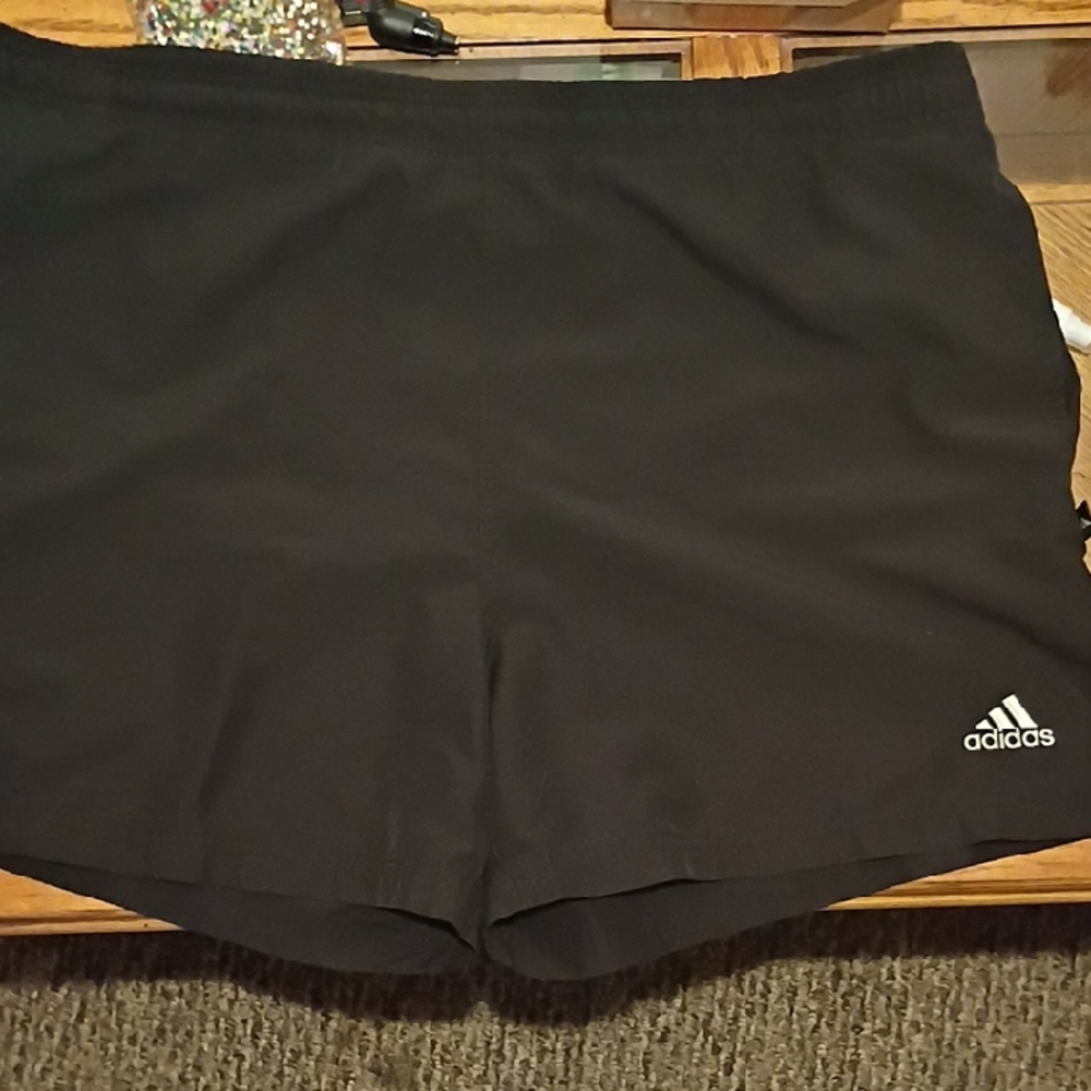 Adidas Black Athletic Shorts Performance Fit